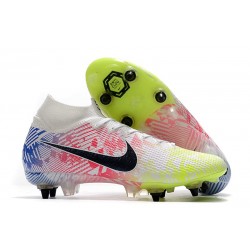 Nike Mercurial Superfly 7 Elite SG Neymar White Black Racer Blue Volt