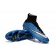 Nike 2015 Soccer Boot Mercurial Superfly 4 FG ACC Blue White Black