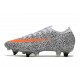 Nike Mercurial Vapor 13 Elite SG CR7 Safari - White Total Orange Black