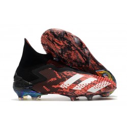 adidas Predator Mutator 20+ FG Firm Ground Core Black White Active Red