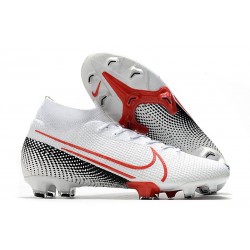 Nike Mercurial Superfly 7 Elite FG ACC LAB2 - White Laser Crimson Black