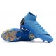 Nike Mercurial Superfly Vi Elite FG New Soccer Cleats - Blue