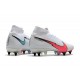 Nike Mercurial Superfly 7 Elite SG-PRO Anti-Clog White Crimson Blue