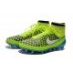 New 2015 Nike Magista Obra FG ACC Men Soccer Cleats Volt Blue Lagoon White