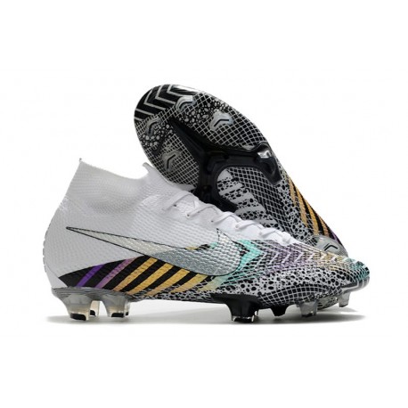 Nike 2020 Mercurial Superfly VII Elite FG MDS 003 White Black Silver