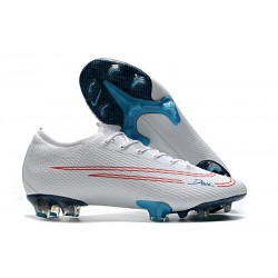 NIKE MERCURIAL VAPOR 13 ELITE 'CR7 X BUGATTI' - WHITE BLUE SILVER RED