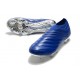 adidas Copa 20+ FG Soccer Cleats Blue Silver