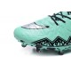 New 2015 Soccer Cleats Nike Hypervenom Phantom II FG ACC Light Green Black Silver