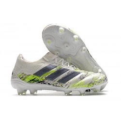 New adidas Copa 20.1 FG Boots White Core Black Signal Green 