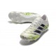 New adidas Copa 20.1 FG Boots White Core Black Signal Green 