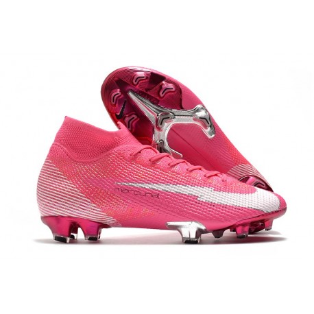 Nike Mercurial Superfly 7 Elite FG X Mbappe Pink Blast White Black