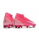 Nike Mercurial Superfly 7 Elite FG X Mbappe Pink Blast White Black