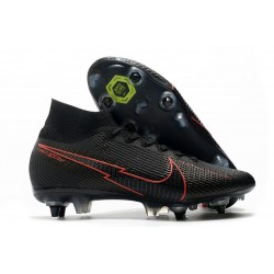 Nike Mercurial Superfly VII Elite SG AC - Black Red