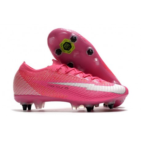 Nike Mercurial Vapor 13 Elite SG X Mbappe Pink Blast White Black