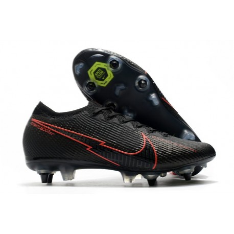 Nike Mercurial Vapor 13 Elite SG Anti-Clog Black Red