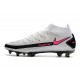 Nike Phantom GT Dynamic Fit Elite FG Cleats White Pink Black