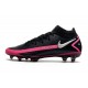 Nike Phantom GT Dynamic Fit Elite FG Black Silver Pink Blast