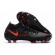 Nike Phantom GT Dynamic Fit Elite FG Cleats Black Chili Red Smoke Grey