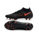 Nike Phantom GT Dynamic Fit Elite FG Cleats Black Chili Red Smoke Grey