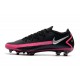 Nike Phantom Elite GT FG Soccer Cleats lack Pink Blast Metallic Silver