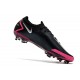 Nike Phantom Elite GT FG Soccer Cleats lack Pink Blast Metallic Silver