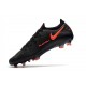 Nike Phantom Elite GT FG Soccer Cleats Black Dark Smoke Grey Chile Red