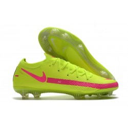 Nike Phantom Elite GT FG Brazil Soccer Cleats Volt Pink