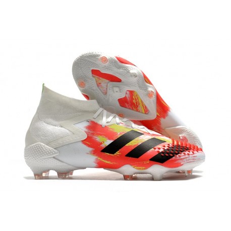 adidas Predator Mutator 20.1 Firm Ground Boots White PopOrange