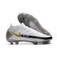 Nike Phantom GT Dynamic Fit Elite FG Cleats White Grey Gold Red