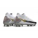 Nike Phantom GT Dynamic Fit Elite FG Cleats White Grey Gold Red