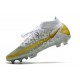 Nike Phantom GT Dynamic Fit Elite FG Cleats White Gold Grey