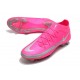 Nike Phantom GT Dynamic Fit Elite FG Cleats Pink Blast Metallic Silver