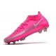 Nike Phantom GT Dynamic Fit Elite FG Cleats Pink Blast Metallic Silver