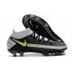 Nike Phantom GT Dynamic Fit Elite FG Cleats Black Gray Yellow