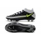 Nike Phantom GT Dynamic Fit Elite FG Cleats Black Gray Yellow