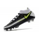 Nike Phantom GT Dynamic Fit Elite FG Cleats Black Gray Yellow