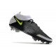 Nike Phantom GT Dynamic Fit Elite FG Cleats Black Gray Yellow