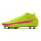 Nike Phantom GT Elite DF FG Firm Ground Yellow Pink Blast