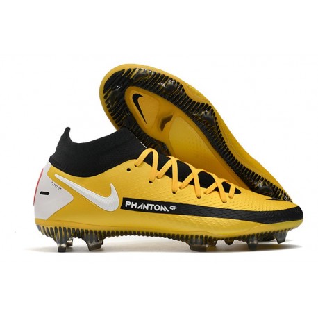 Nike Phantom GT Elite DF FG Firm Ground Yellow Black White