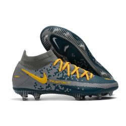 Nike Phantom GT Elite DF FG Firm Ground Cyan Gray Yellow