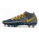 Nike Phantom GT Elite DF FG Firm Ground Cyan Gray Yellow