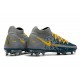 Nike Phantom GT Elite DF FG Firm Ground Cyan Gray Yellow