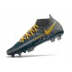 Nike Phantom GT Elite DF FG Firm Ground Cyan Gray Yellow