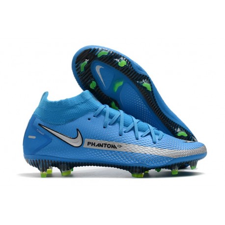 Nike Phantom GT Elite DF FG Firm Ground Blue Silver