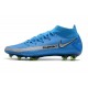 Nike Phantom GT Elite DF FG Firm Ground Blue Silver