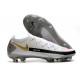 Nike Phantom Elite GT FG Soccer Cleats White Black Gold Red