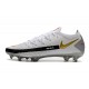 Nike Phantom Elite GT FG Soccer Cleats White Black Gold Red