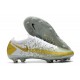 Nike Phantom Elite GT FG Soccer Cleats White Golden