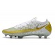 Nike Phantom Elite GT FG Soccer Cleats White Golden