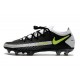 Nike Phantom GT Elite FG Firm-Ground Black Gray Volt